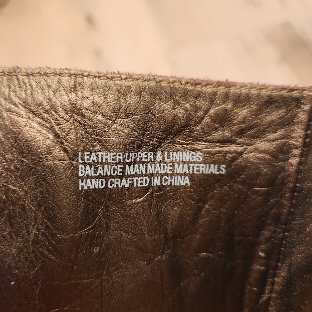 Born Leather Knee High Rider Zip Up Boot - Picture 15 of 16